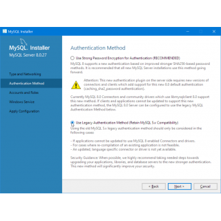Legacy Authentication